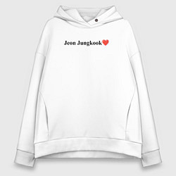 Женское худи оверсайз BTS Jeon Jung-kook