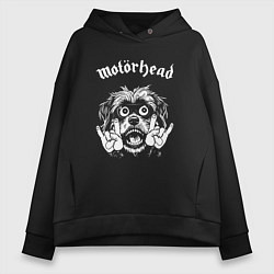 Женское худи оверсайз Motorhead rock dog