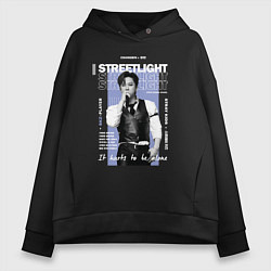 Женское худи оверсайз Stray kids Changbin streetlight