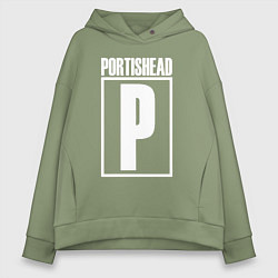 Толстовка оверсайз женская Portishead, цвет: авокадо