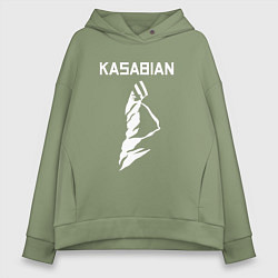 Женское худи оверсайз Kasabian - logo