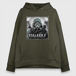 Женское худи оверсайз Stalker 2 heart of Chornobyl radiation 2