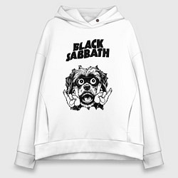 Женское худи оверсайз Black Sabbath - rock dog