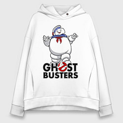 Толстовка оверсайз женская Ghostbusters - stay puft, цвет: белый