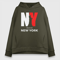 Женское худи оверсайз The city of New York