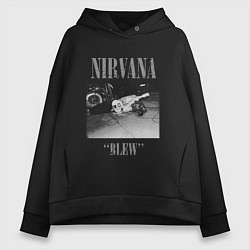 Женское худи оверсайз Nirvana blew