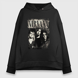 Женское худи оверсайз Nirvana foto