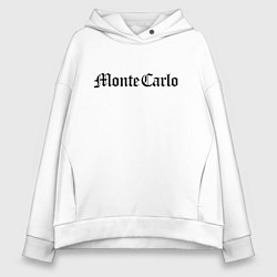 Толстовка оверсайз женская Monte Carlo - Monaco, цвет: белый
