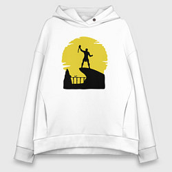 Толстовка оверсайз женская Fatality, цвет: белый