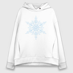 Толстовка оверсайз женская Акадза 3 высшая луна, цвет: белый