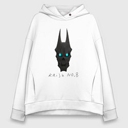 Толстовка оверсайз женская Kaiju No 8, цвет: белый