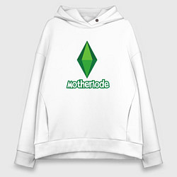 Толстовка оверсайз женская The Sims Код, цвет: белый