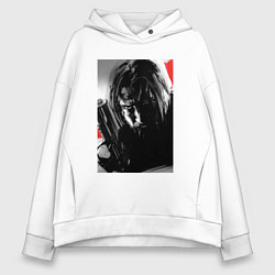 Толстовка оверсайз женская John Wick killer, цвет: белый