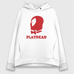 Толстовка оверсайз женская Playdead, цвет: белый