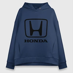Толстовка оверсайз женская Honda logo, цвет: тёмно-синий