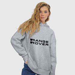 Толстовка оверсайз женская Range Rover, цвет: меланж — фото 2