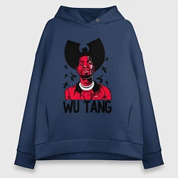 Толстовка оверсайз женская Wu-Tang Insects, цвет: тёмно-синий