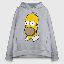 Женское худи оверсайз Sad Homer