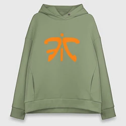 Женское худи оверсайз Fnatic Logo