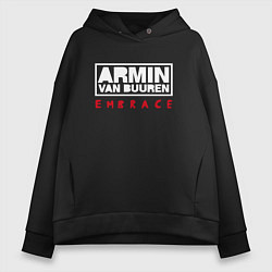 Толстовка оверсайз женская Armin van Buuren: Embrace, цвет: черный