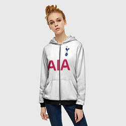 Толстовка на молнии женская Tottenham FC: AIA, цвет: 3D-черный — фото 2