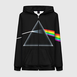 Женская толстовка на молнии Pink floyd