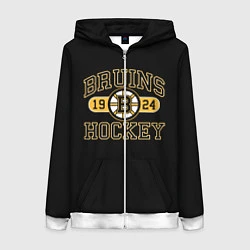 Женская толстовка на молнии Boston Bruins: Est.1924