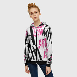 Толстовка на молнии женская Kai Wachi, цвет: 3D-черный — фото 2