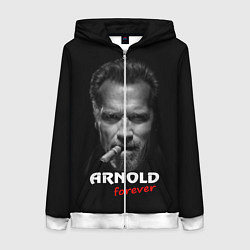 Женская толстовка на молнии Arnold forever