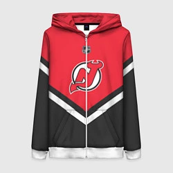 Женская толстовка на молнии NHL: New Jersey Devils