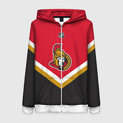 Женская толстовка на молнии NHL: Ottawa Senators