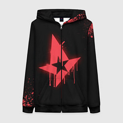 Женская толстовка на молнии Astralis: Black collection