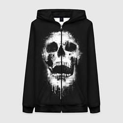 Женская толстовка на молнии Evil Skull