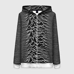 Женская толстовка на молнии Joy Division: Unknown Pleasures