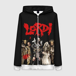 Толстовка на молнии женская LORDI, цвет: 3D-белый