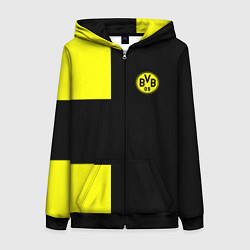 Женская толстовка на молнии BVB FC: Black style