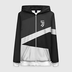 Женская толстовка на молнии FC Juventus: Sport Geometry