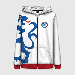 Женская толстовка на молнии FC Chelsea: White Lion