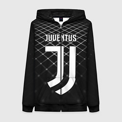Женская толстовка на молнии FC Juventus: Black Lines