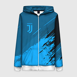 Женская толстовка на молнии FC Juventus: Blue Original