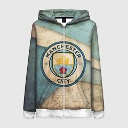 Женская толстовка на молнии FC Man City: Old Style