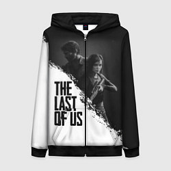 Толстовка на молнии женская The Last of Us: White & Black, цвет: 3D-черный