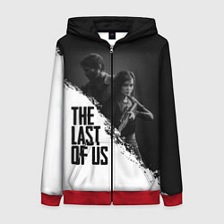 Женская толстовка на молнии The Last of Us: White & Black