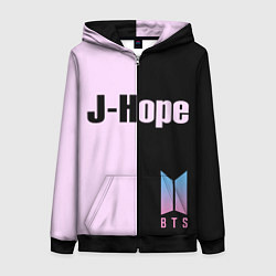 Женская толстовка на молнии BTS J-hope