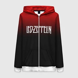 Женская толстовка на молнии Led Zeppelin