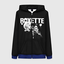 Толстовка на молнии женская Roxette, цвет: 3D-синий
