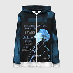 Толстовка на молнии женская Stray Kids, цвет: 3D-белый