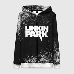 Толстовка на молнии женская Linkin Park, цвет: 3D-белый