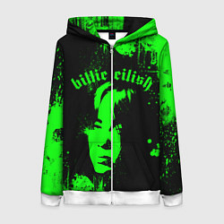 Женская толстовка на молнии Billie eilish