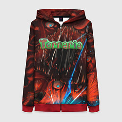 Женская толстовка на молнии Terraria